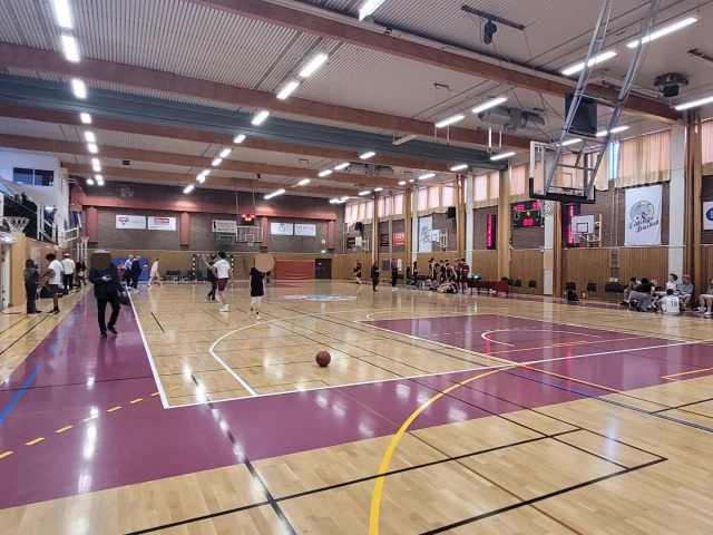 Profile of the basketball court Hersbyhallen, Lidingö, Sweden