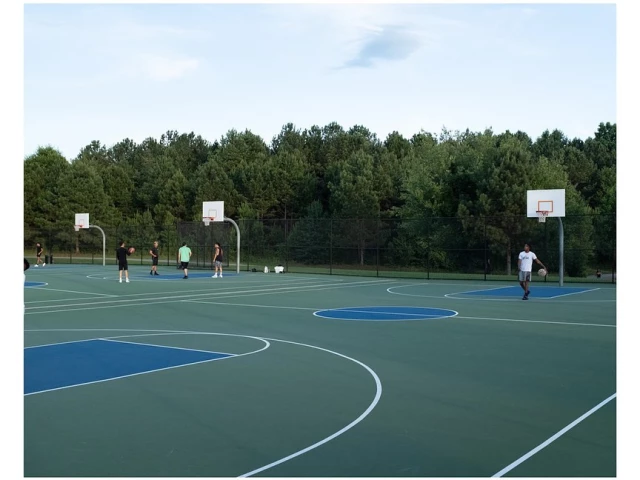 Profile of the basketball court Rabbit Hill Park, Dacula, GA, United States