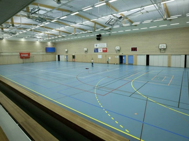 Profile of the basketball court Hässelbyhallen, Hässelby, Sweden