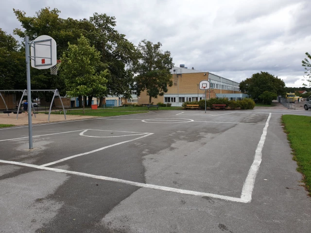 Profile of the basketball court Södervärnskolan, Visby, Sweden