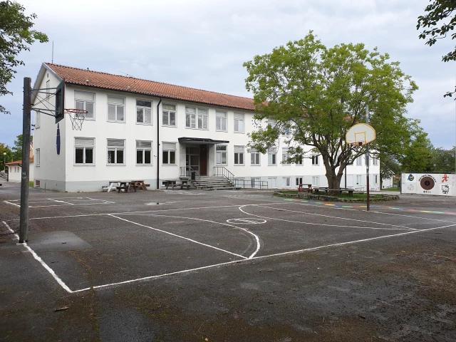 Profile of the basketball court Fårösundsskolan, Fårösund, Sweden