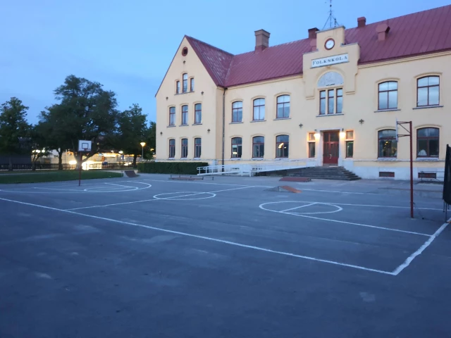 Profile of the basketball court Solbergaskolan 1, Visby, Sweden