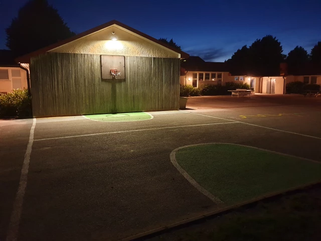 Profile of the basketball court Humlegårdens förskola, Visby, Sweden