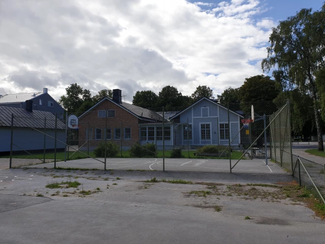 Profile of the basketball court Montessori Friskola Gotland, Visby, Sweden
