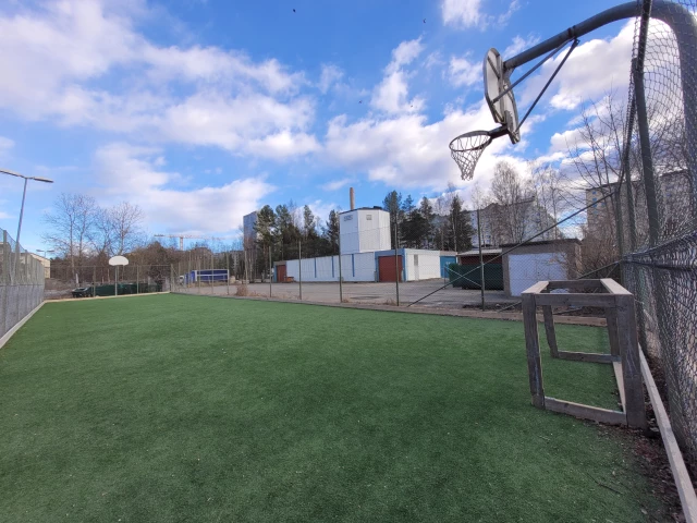 Profile of the basketball court InnovitaSkola, Vendelsö, Sweden