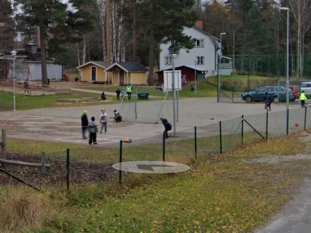 Profile of the basketball court Blötbergets skola, Ludvika, Sweden