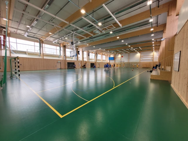 Profile of the basketball court Telefonplanshallen, Hägersten, Sweden