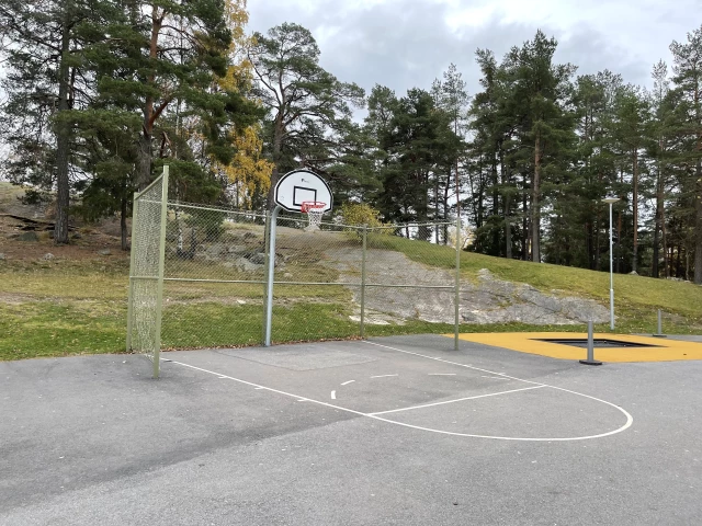 Profile of the basketball court Internationella Engelska Skolan Södertälje, Södertälje, Sweden