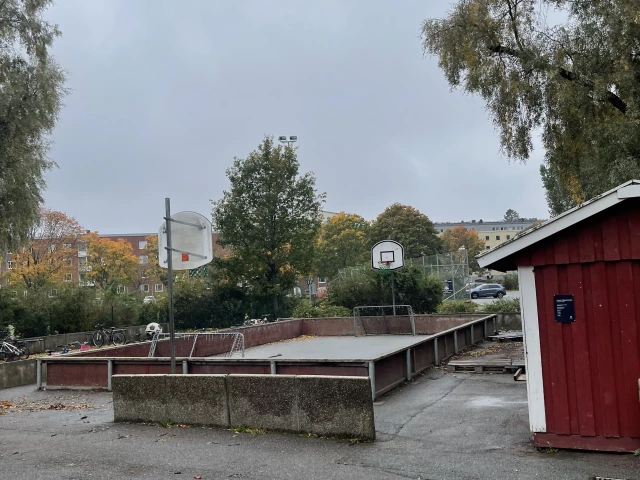 Profile of the basketball court Tallbackaskolan, Solna, Sweden