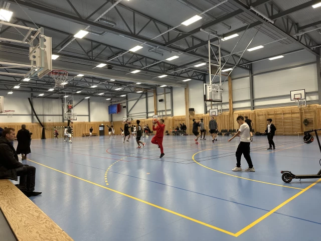 Profile of the basketball court Stuvstahallen, Huddinge, Sweden