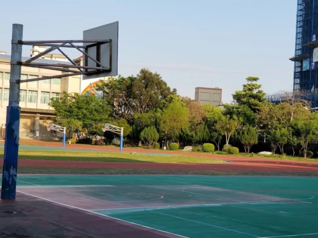Profile of the basketball court Taya Elementary School, Taichung City, Taiwan