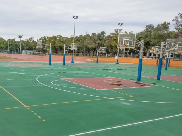 Profile of the basketball court National Chin-Yi University of Technology, Taichung City, Taiwan