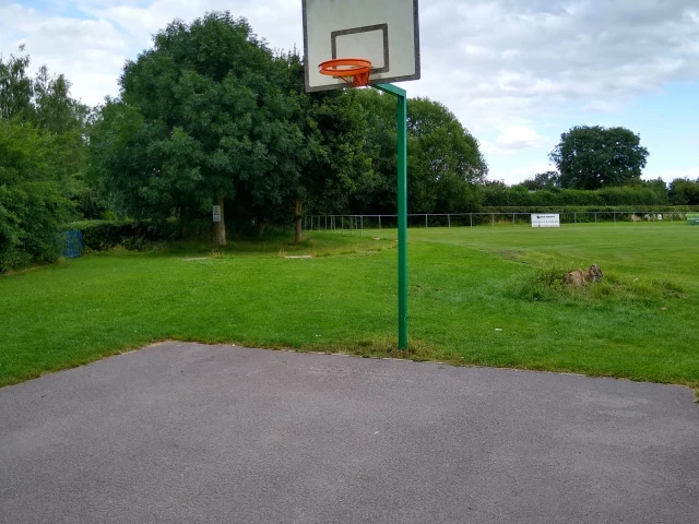Profile of the basketball court Dunnington Playground, York, United Kingdom
