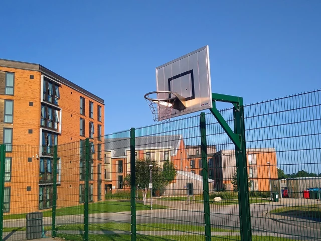 Profile of the basketball court Constantine College Court, York, United Kingdom