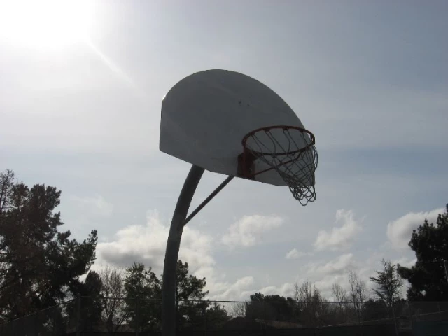 Profile of the basketball court Henry Schmidt Park, Santa Clara, CA, United States