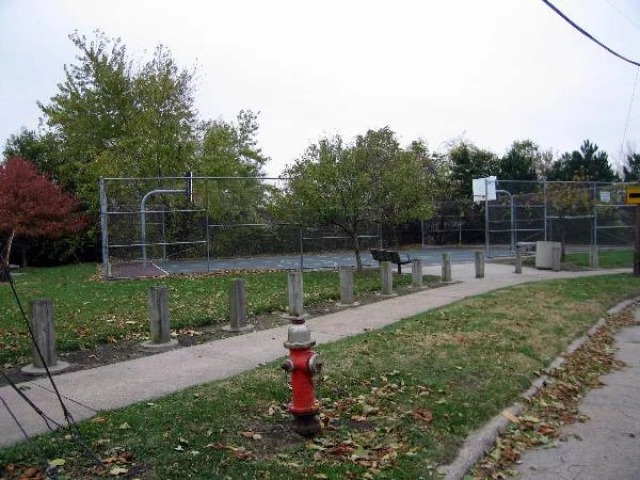 Profile of the basketball court Abbey Park, Cleveland, OH, United States