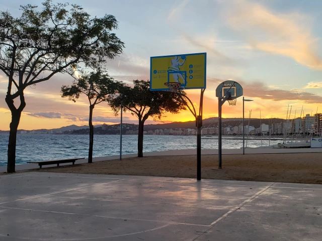 Profile of the basketball court Pista Palamos Platja, Palamós, Spain