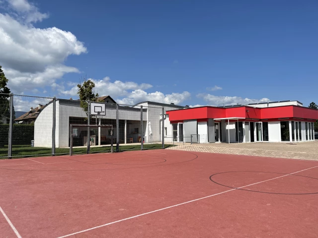 Profile of the basketball court Parc Marguerite, Commugny, Switzerland
