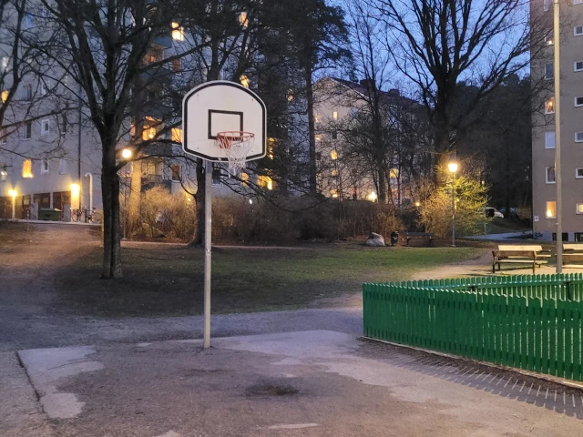 Profile of the basketball court Lövdalsparken lekplats, Solna, Sweden