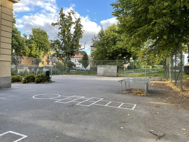Profile of the basketball court Skepparbacksskolan, Västerås, Sweden