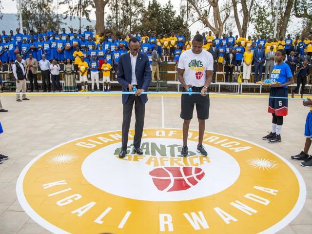 Profile of the basketball court Club Rafiki, Kigali, Rwanda