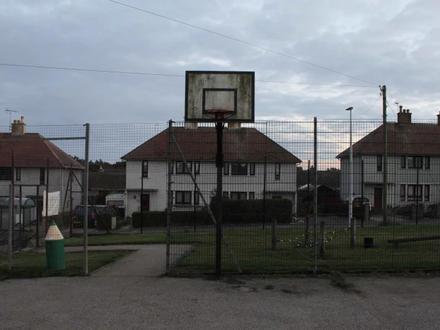 Profile of the basketball court Newburgh Mathers Court, Newburgh, United Kingdom