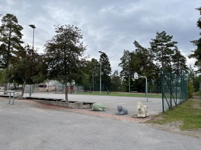 Profile of the basketball court Magelungsskolan, Farsta, Sweden