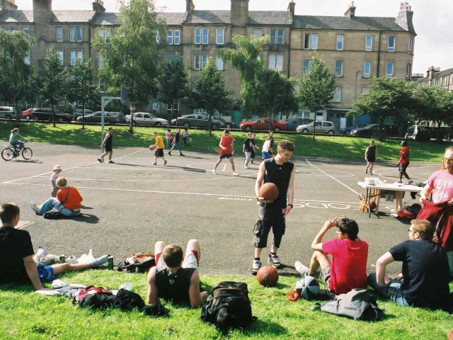 Profile of the basketball court Iona Street, Edinburgh, United Kingdom