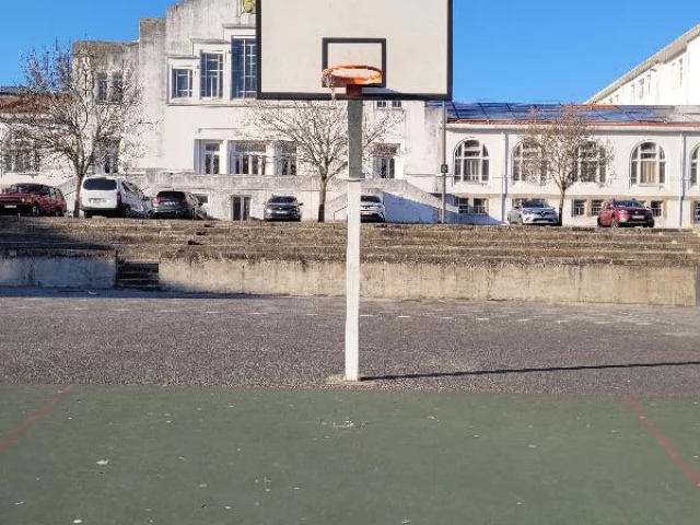 Profile of the basketball court Praça de Pedro Nunes, Porto, Portugal
