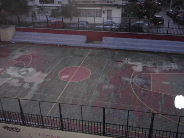 Basketball in Korydallos, Greece.