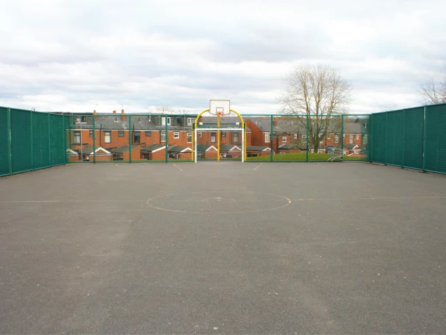 Profile of the basketball court Wardleworth Open Space, Rochdale, United Kingdom