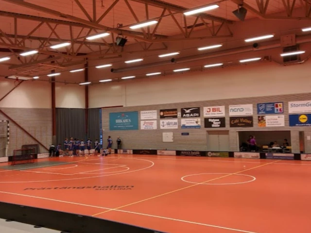 Profile of the basketball court Prästängshallen, Sigtuna, Sweden