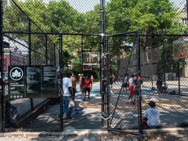 West 4th Street Courts or "The Cage" Basketball Court