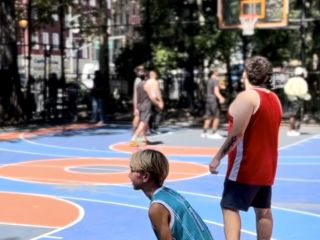 Photo of the basketball court “The Cage” in New York City, NY, United States