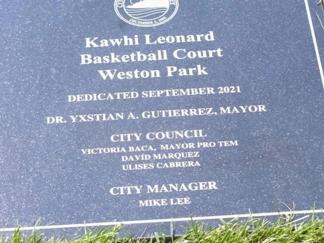 Profile of the basketball court Kawhi Leonard Basketball Court, Moreno Valley, CA, United States