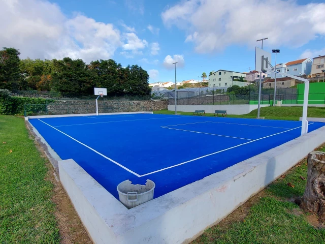 Profile of the basketball court Vitorino Nemesio Courts, Praia da Vitória, Portugal