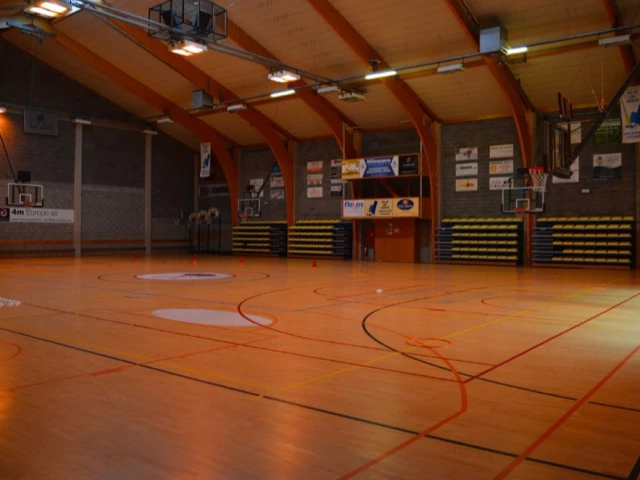 Profile of the basketball court Centre Sportif George Gramme nouvelle salle, Herve, Belgium