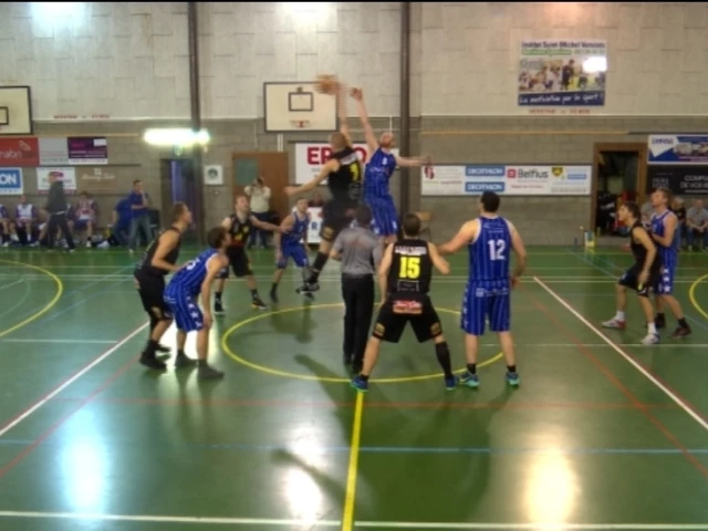 Profile of the basketball court Hall des sports saint-Michel, Verviers, Belgium