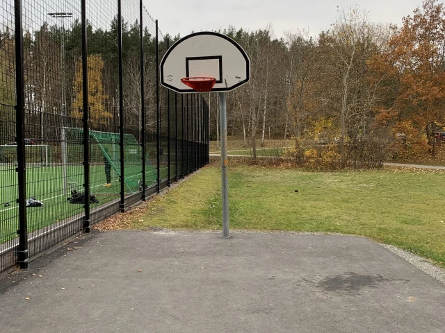 Profile of the basketball court Kolarängskolan baasketkorg, Järfälla, Sweden