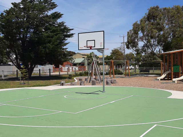 Profile of the basketball court Dendulk Reserve, Altona, Australia