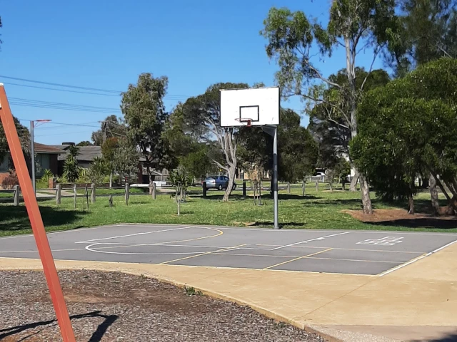 Profile of the basketball court Shaw Reserve, Altona Meadows, Australia