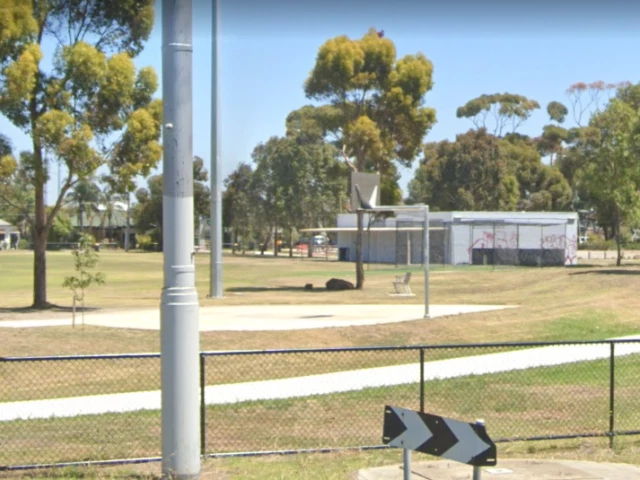 Profile of the basketball court Edwards Reserve, South Kingsville, Australia