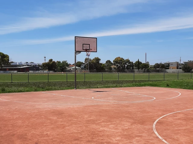 Profile of the basketball court Carmen Street Reserve, Newport, Australia