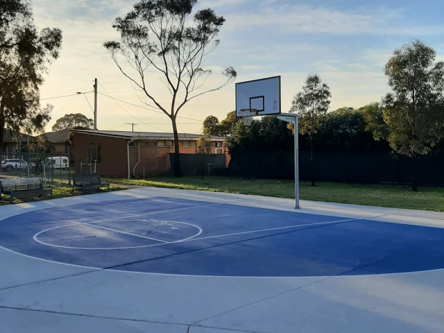 Profile of the basketball court Cooper Reserve, Altona North, Australia