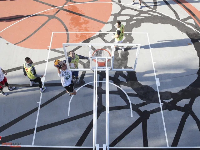 Profile of the basketball court 3x3 BasketArt Fafe by Jorge Aguiar, Fafe, Portugal