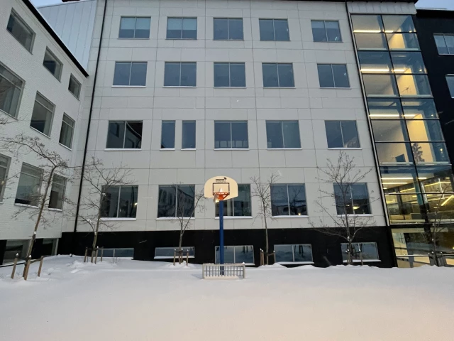 Profile of the basketball court Yrkeshögskolan Mitt, Sundsvall, Sweden