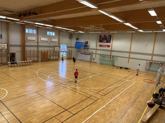 Profile of the basketball court Edbohallen, Trångsund, Sweden
