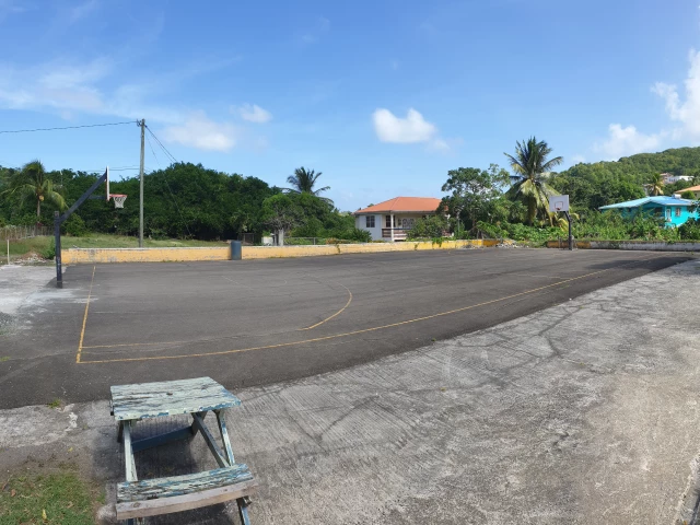 Profile of the basketball court Bonneterre Basketball Court, Rodney Bay, Saint Lucia