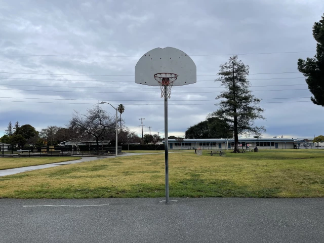 Profile of the basketball court Montague Park, Santa Clara, CA, United States