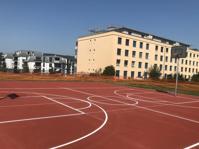 Profile of the basketball court Terrain du Câro, Bulle, Switzerland